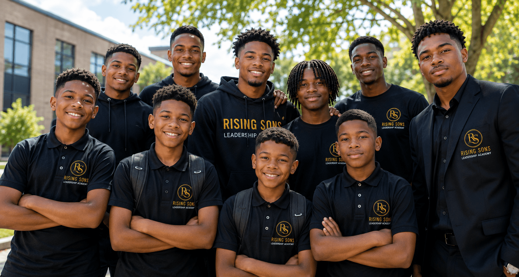 A Rising Sons leadership student