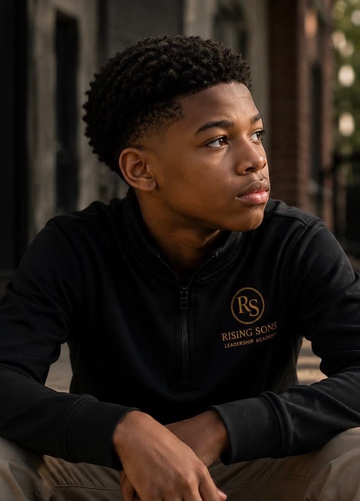 A Rising Sons leadership student